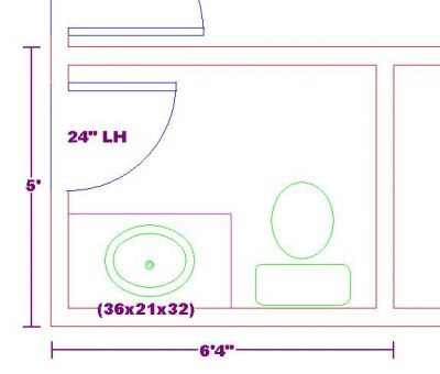 Bathroom Floor Plans With Dimensions