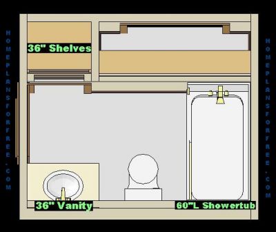 5 X 10 Bathroom Layout Designs