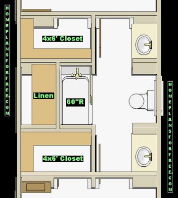 Free Bathroom Design Plans