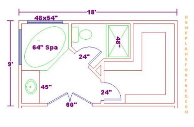 Shower Room Design Ideas on Free Bathroom Plan Design Ideas   Free Bathroom Floor Plans Floor Plan