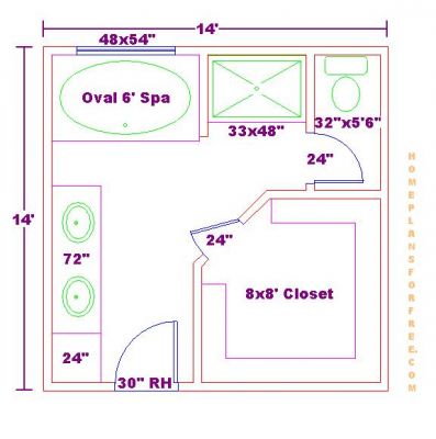 Bathroom Designs Floor Plans on Free Bathroom Plan Design Ideas   Free Bathroom Floor Plans Free 14x14