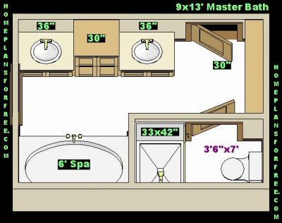 Design House Plan on Design For Free Free 9x13 Master Bathrooms Back Ideas Design With Two