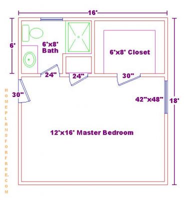 Master Closet Design on Plan Design Ideas   Small Master Bathroom Design 6x8 Size Master