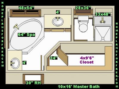 Bathroom Plan Design Ideas - Master Bath 10x16 Addition Design/Master 