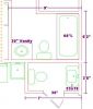 Bathroom floor plans 7 x 9