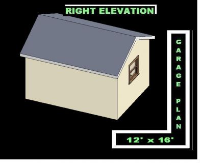 Small Shed Plans 12x16 Right Plan