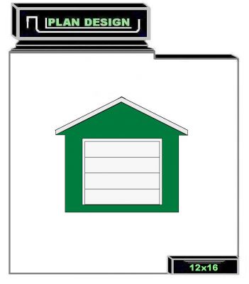 Garage &amp; Shed Blueprint Plans Photo Gallery - Shed Plans Free 12x16 ...