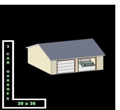  Home Design on New Garage   Shed Blueprint Plans Photo Gallery   30x30 Pole Barn